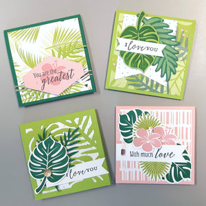 Tropical Chic Mini Cards