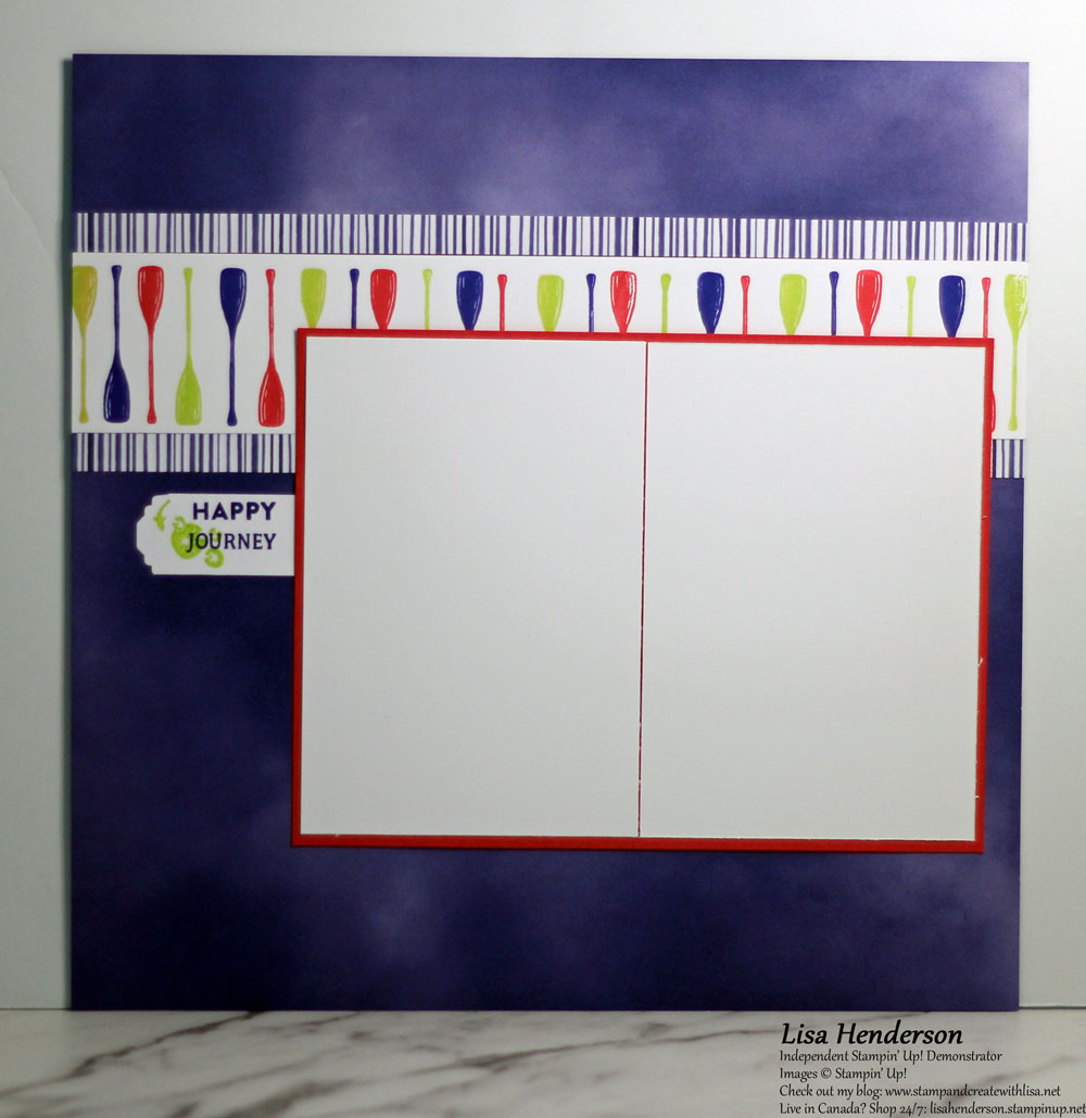 Adventurous Journey - Paddle Layout | Stamp & Create With Lisa
