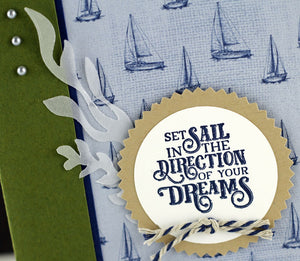 Come Sail Away Swap Card with Diane Hutchinson