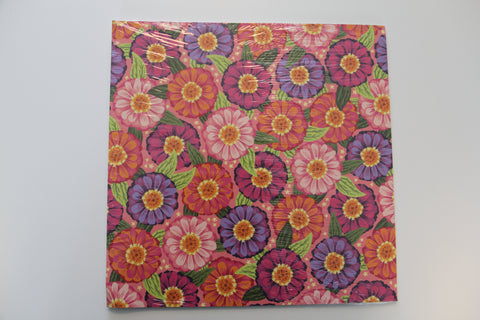 DSP 12" x 12" Flowering Zinnias