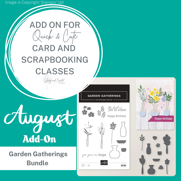 August 2026 Add-on for Quick & Cute Classes