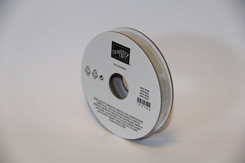 Bordered Ribbon - Basic Beige