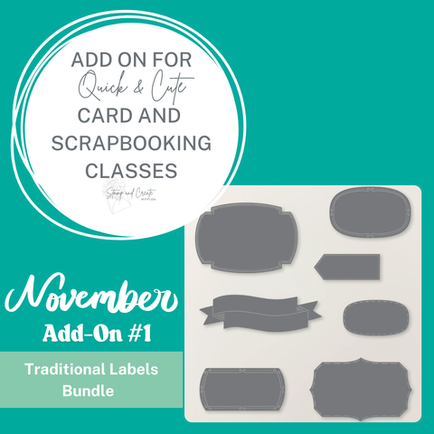 November 2025 Add-on #1 for Quick & Cute Classes