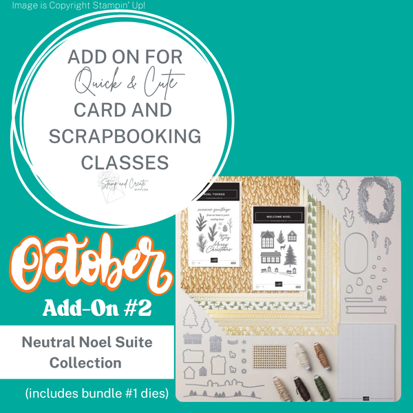 October 2026 Add-on #2 for Quick & Cute Classes