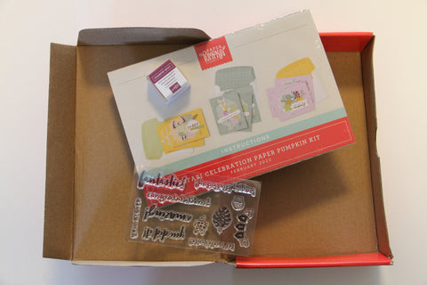 Paper Pumpkin - Safari Celebration